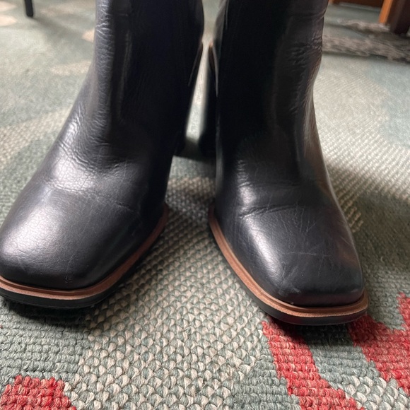 Franco Sarto Black Stevie Heeled Boots - Picture 13 of 15